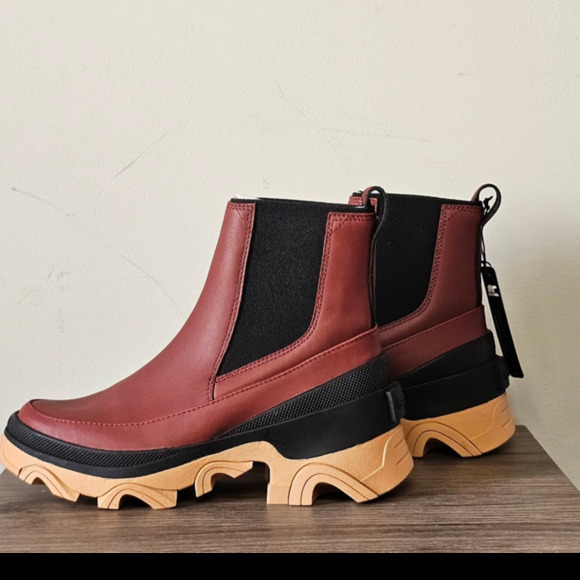 Sorel Shoes - Sorel Women's Chelsea Brex Waterproof Boots Size 9.5  Spice / Black 1951221 NWT